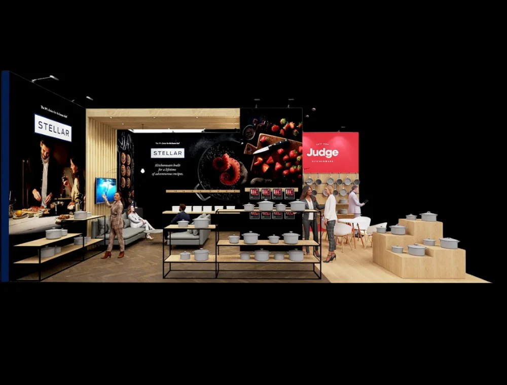 10x20 smart home technology exhibition booth design
